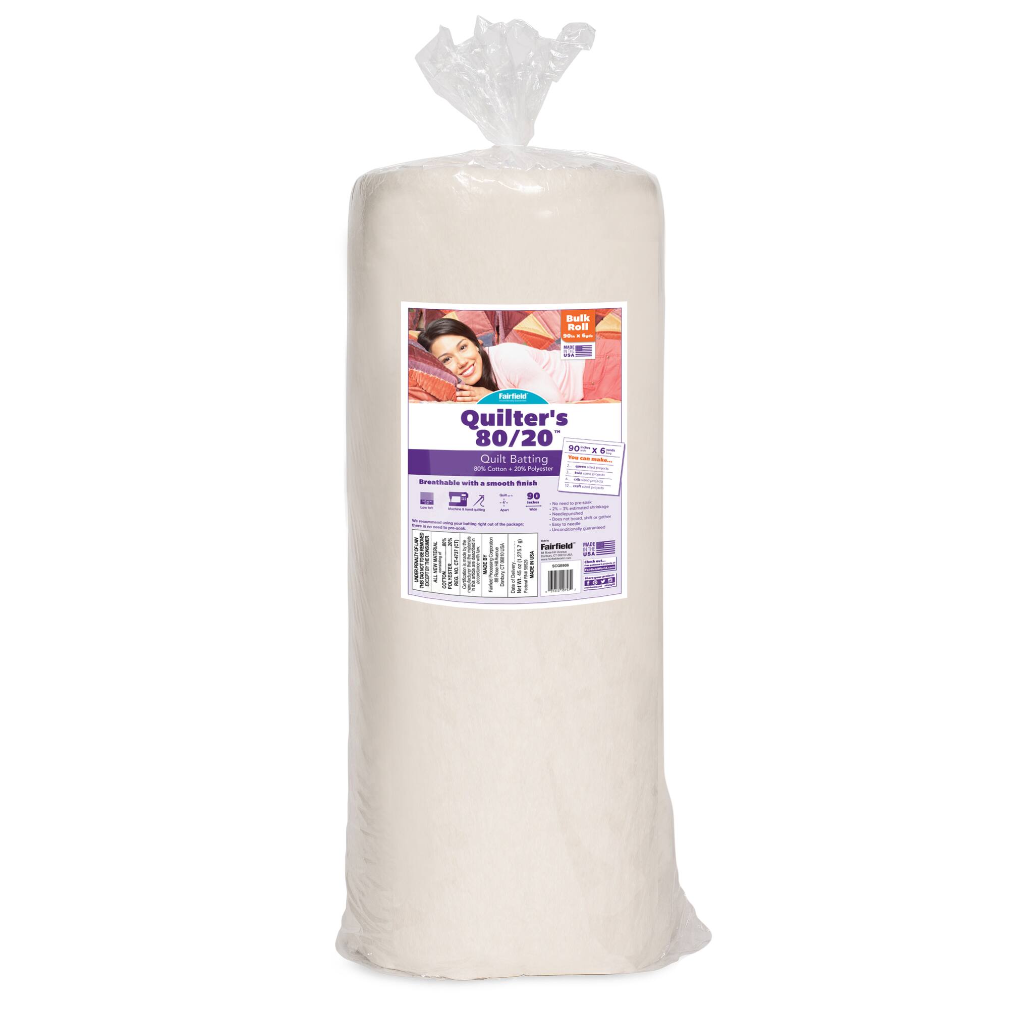 Quilters 80/20™ Quilt Batting, 90" x 6yd.